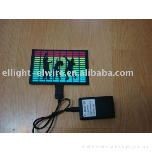 EL light,EL panel,EL T-SHIRT sheet,el product,EL sheet(EL Music T-SHIRT)